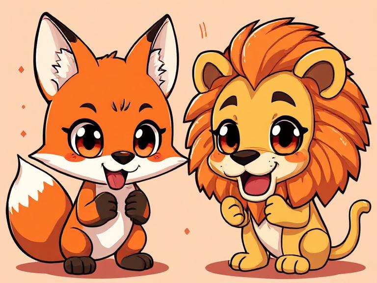 Read the Tale of the Fox and the Lion
