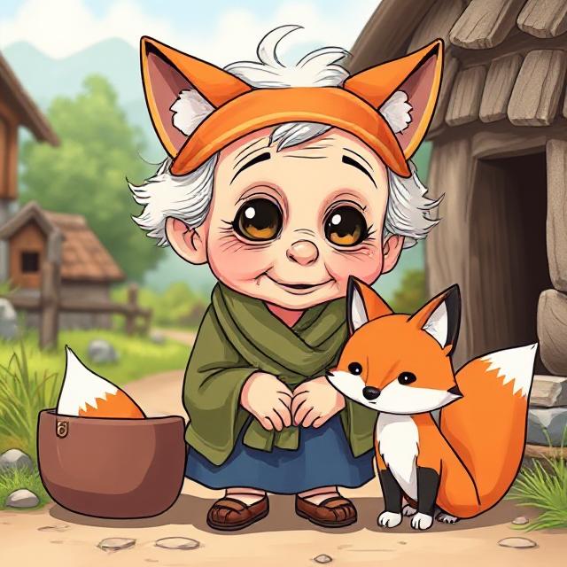Read the Tale of the Old Wife and the Fox