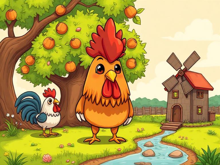 Çil Horozun Davul Masalı