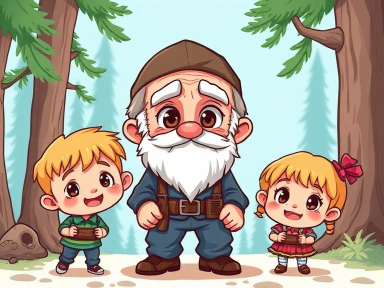 Oduncu ile Çocukları