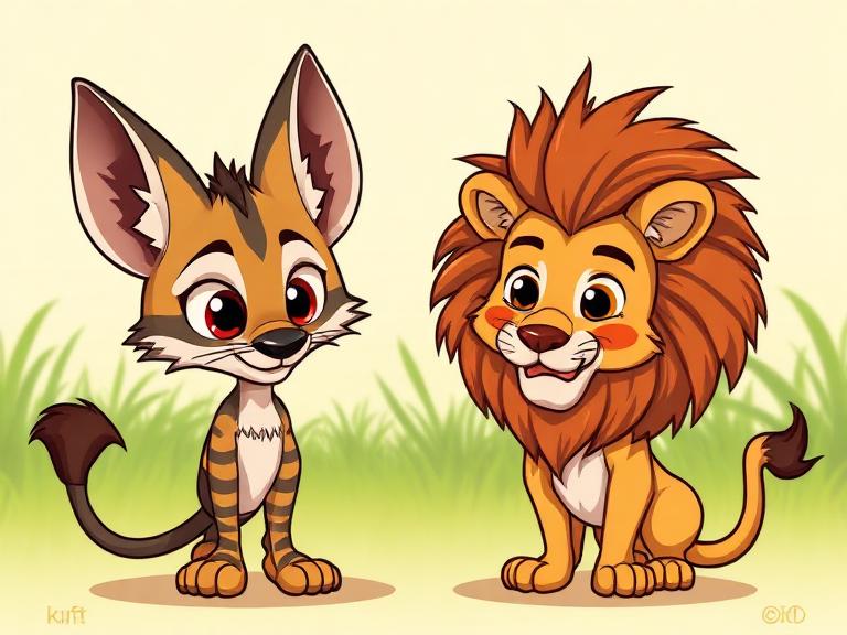 Kurnaz Çakal ve Aslan