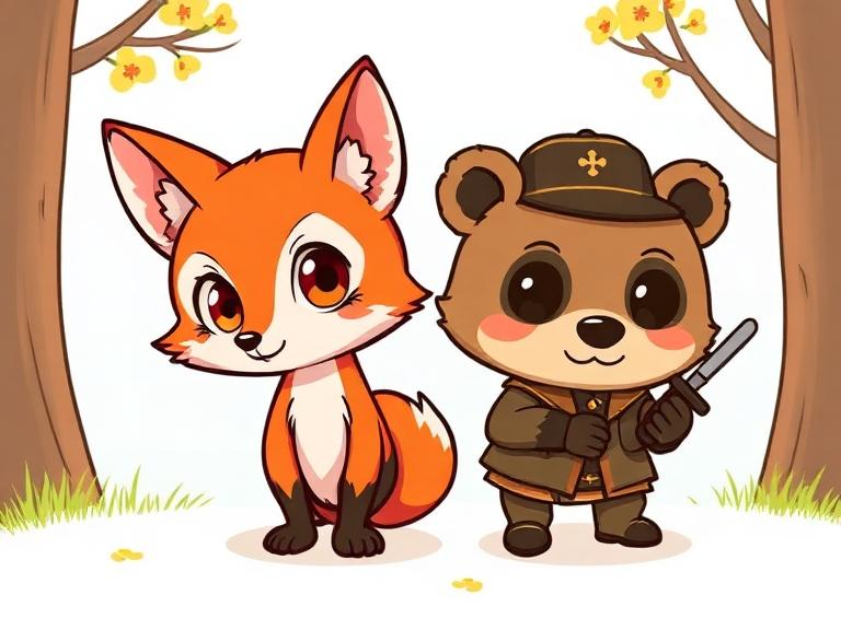 Kurnaz Tilki ve Çalışkan Ayı Masalı